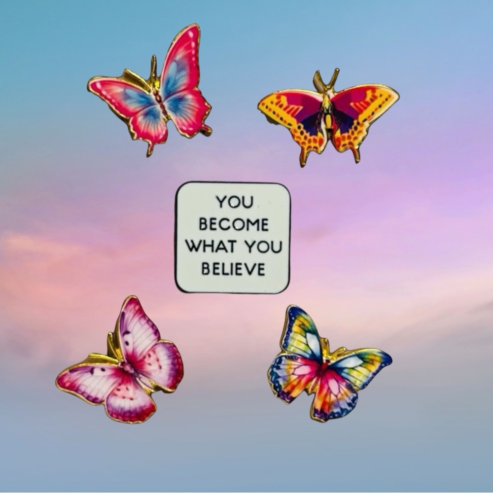 ‘Becoming’ Enamel Pins Set of 5